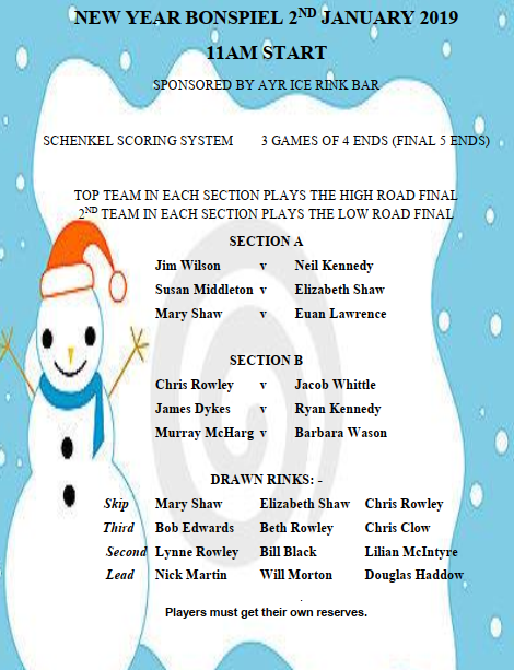 NEW YEAR BONSPIEL