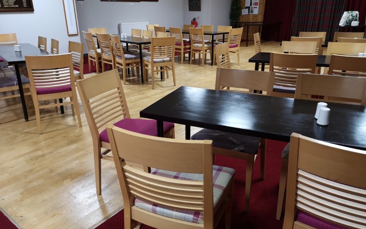 New chairs in dining room