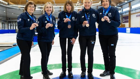 Scotland's Senior Women win Bronze at World Seniors Championships